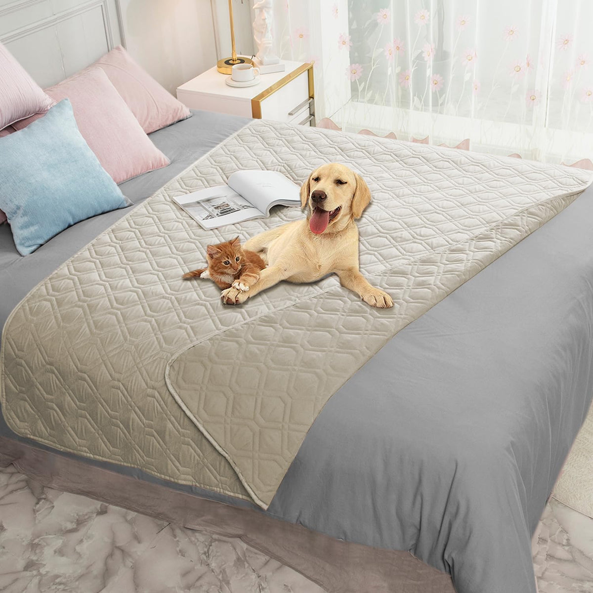 Reversible Pet Blanket for Furniture & Beds