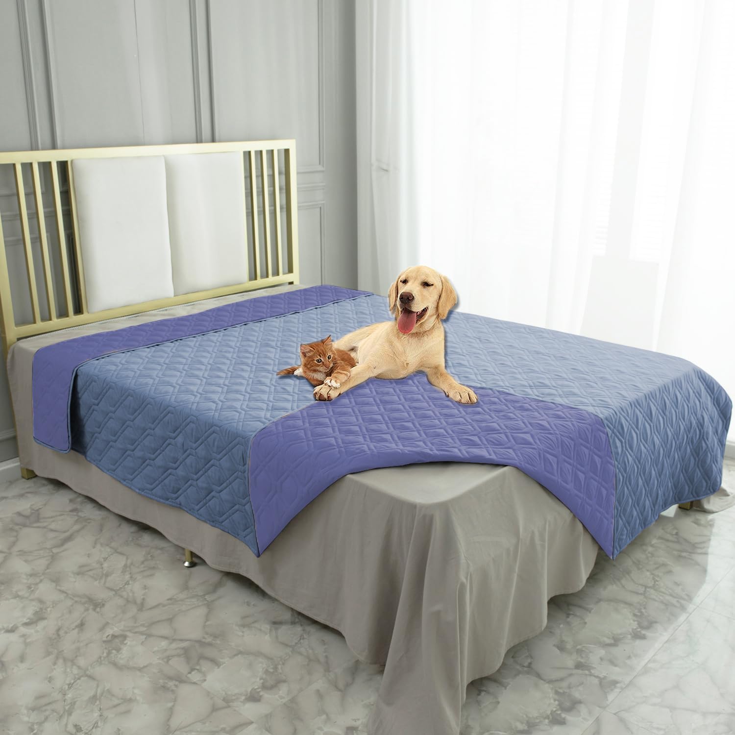 Reversible Pet Blanket for Furniture & Beds