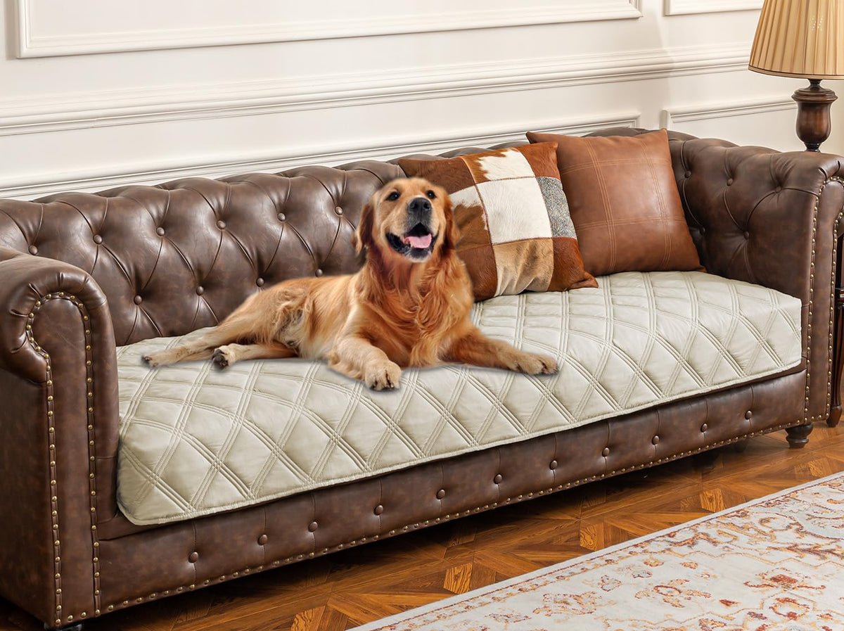 Reversible Quilted Pet Furniture Cover