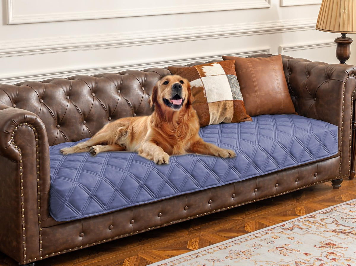 Reversible Quilted Pet Furniture Cover