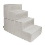 4-Step Dog Stairs for Small Dogs & Cats – 18" Foam Pet Steps for Bed & Couch