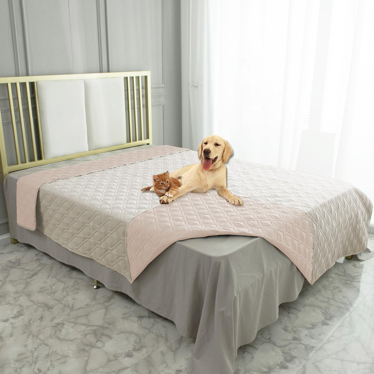 Reversible Pet Blanket for Furniture & Beds