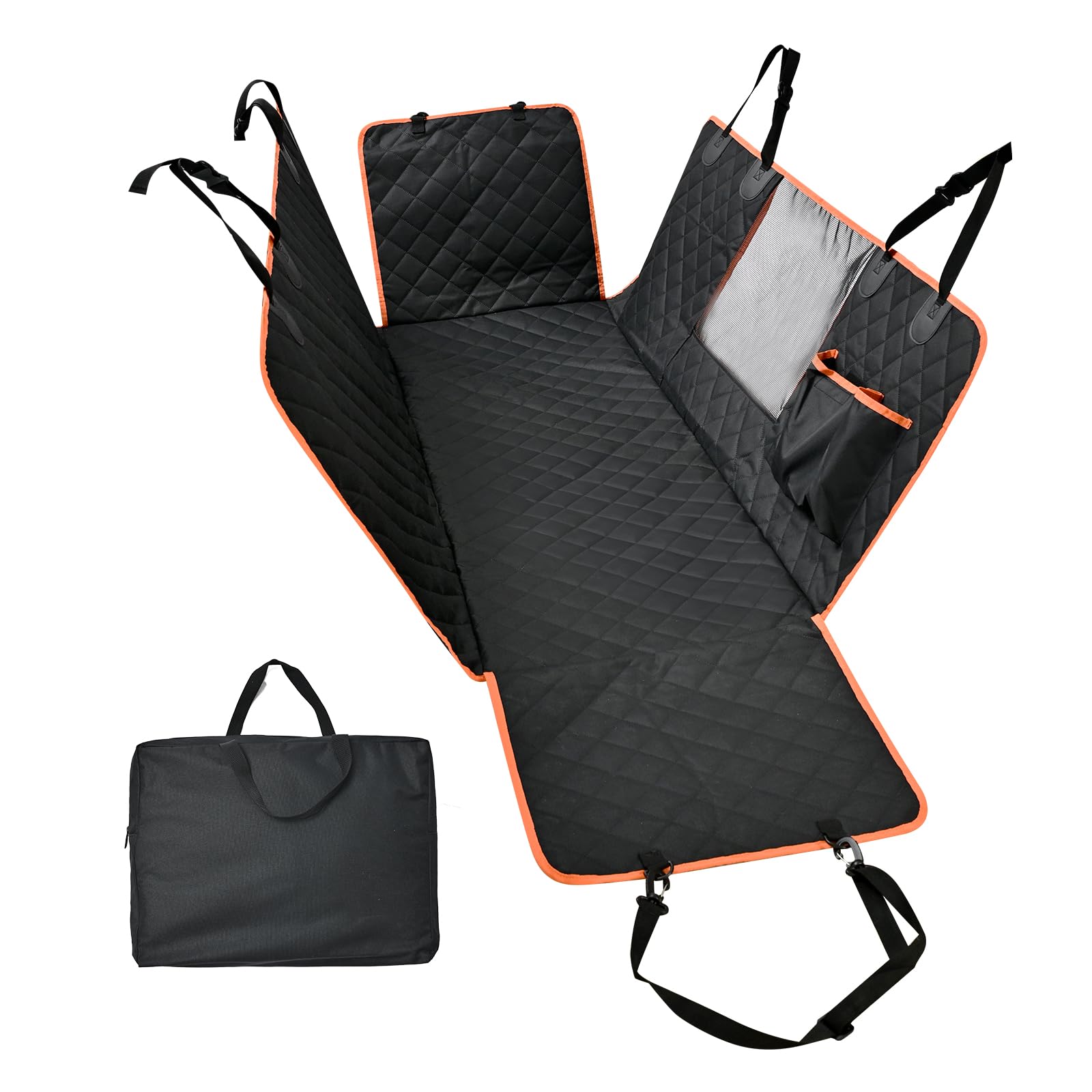 Water-Resistant Dog Car Seat Cover for Back Bench, 56 x 47 Inches