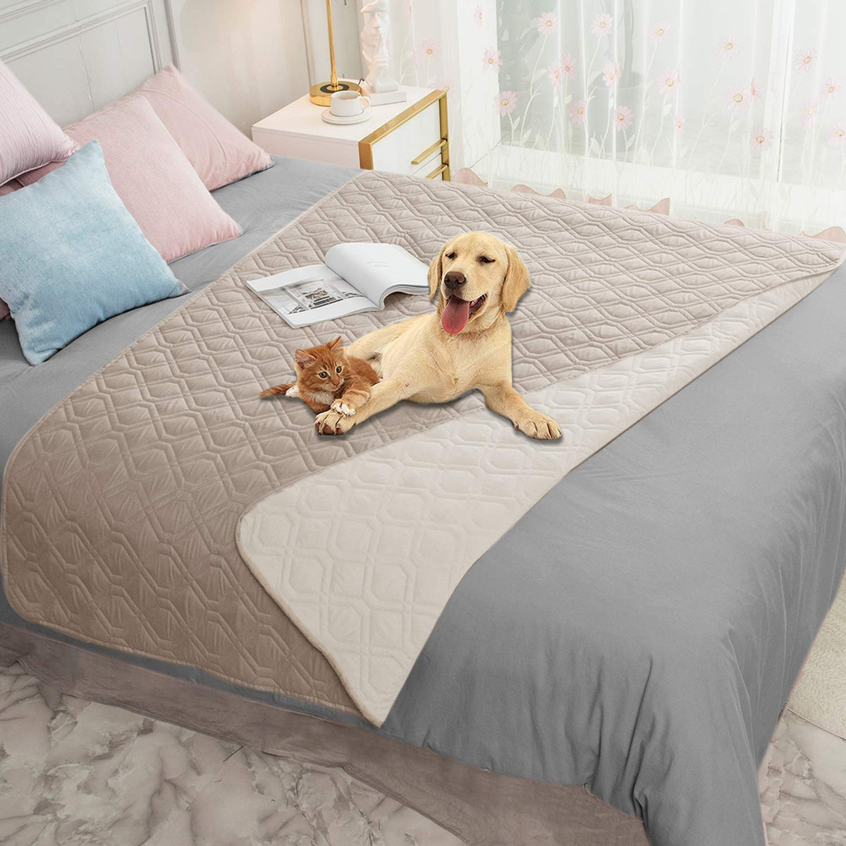 Reversible Pet Blanket for Furniture & Beds