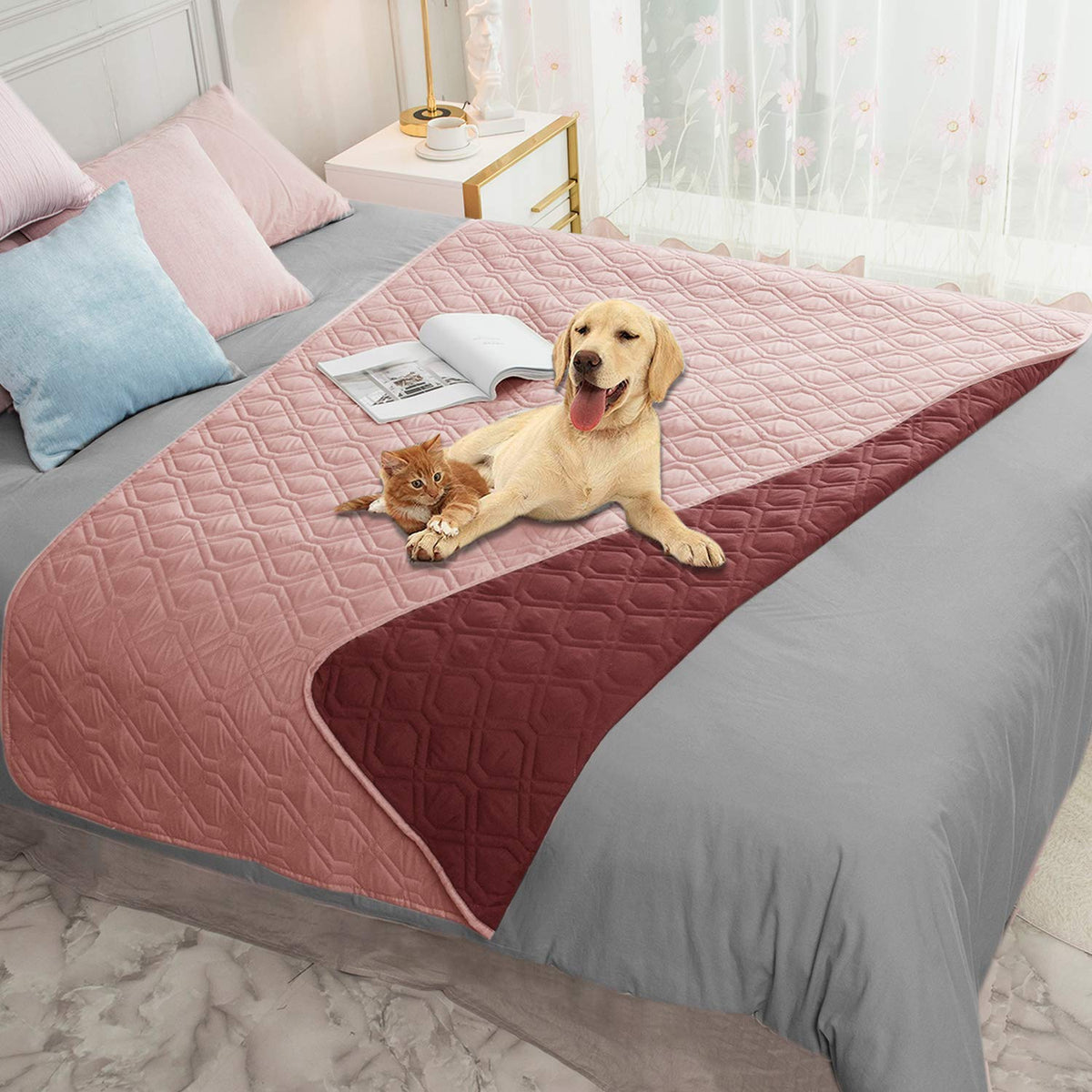 Reversible Pet Blanket for Furniture & Beds