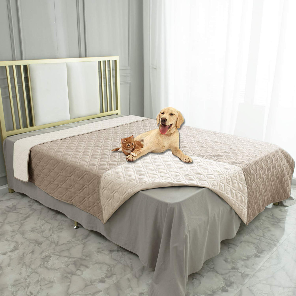 Reversible Pet Blanket for Furniture & Beds