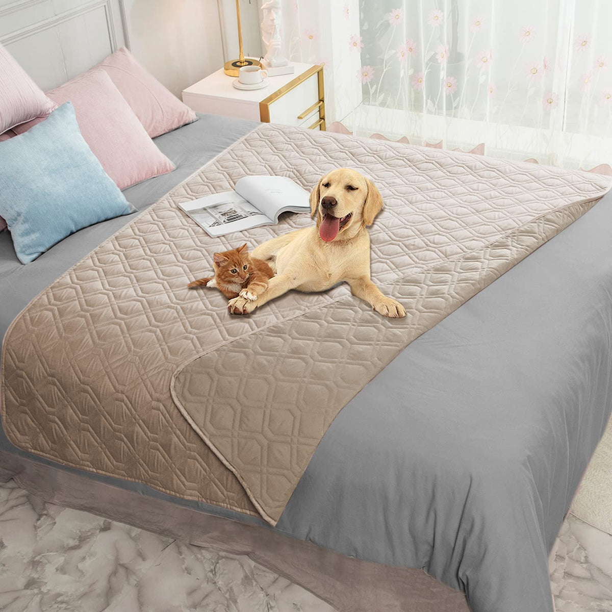 Reversible Pet Blanket for Furniture & Beds