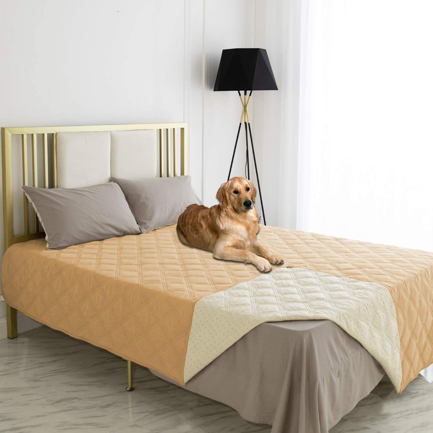 Reversible Quilted Pet Furniture Cover