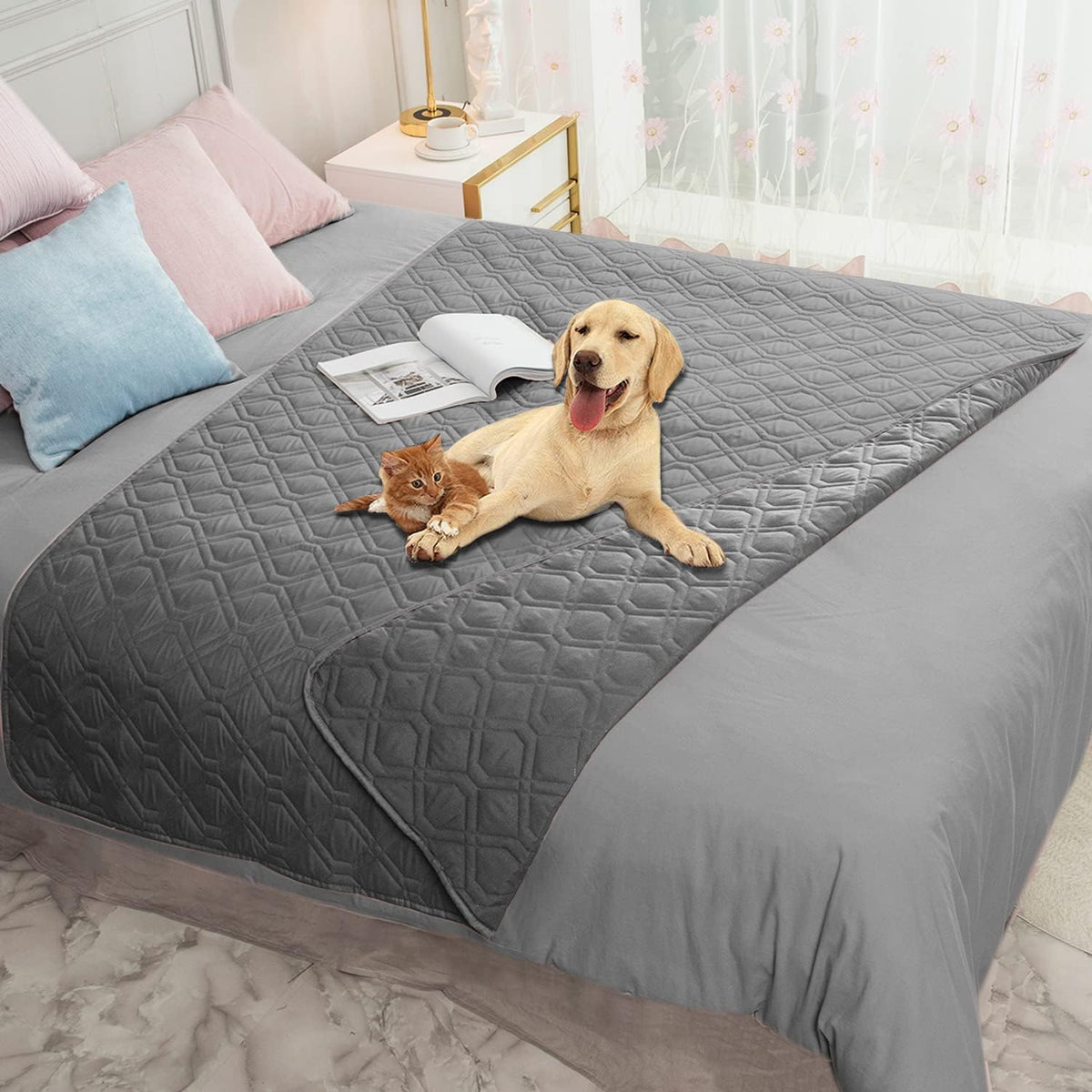 Reversible Pet Blanket for Furniture & Beds