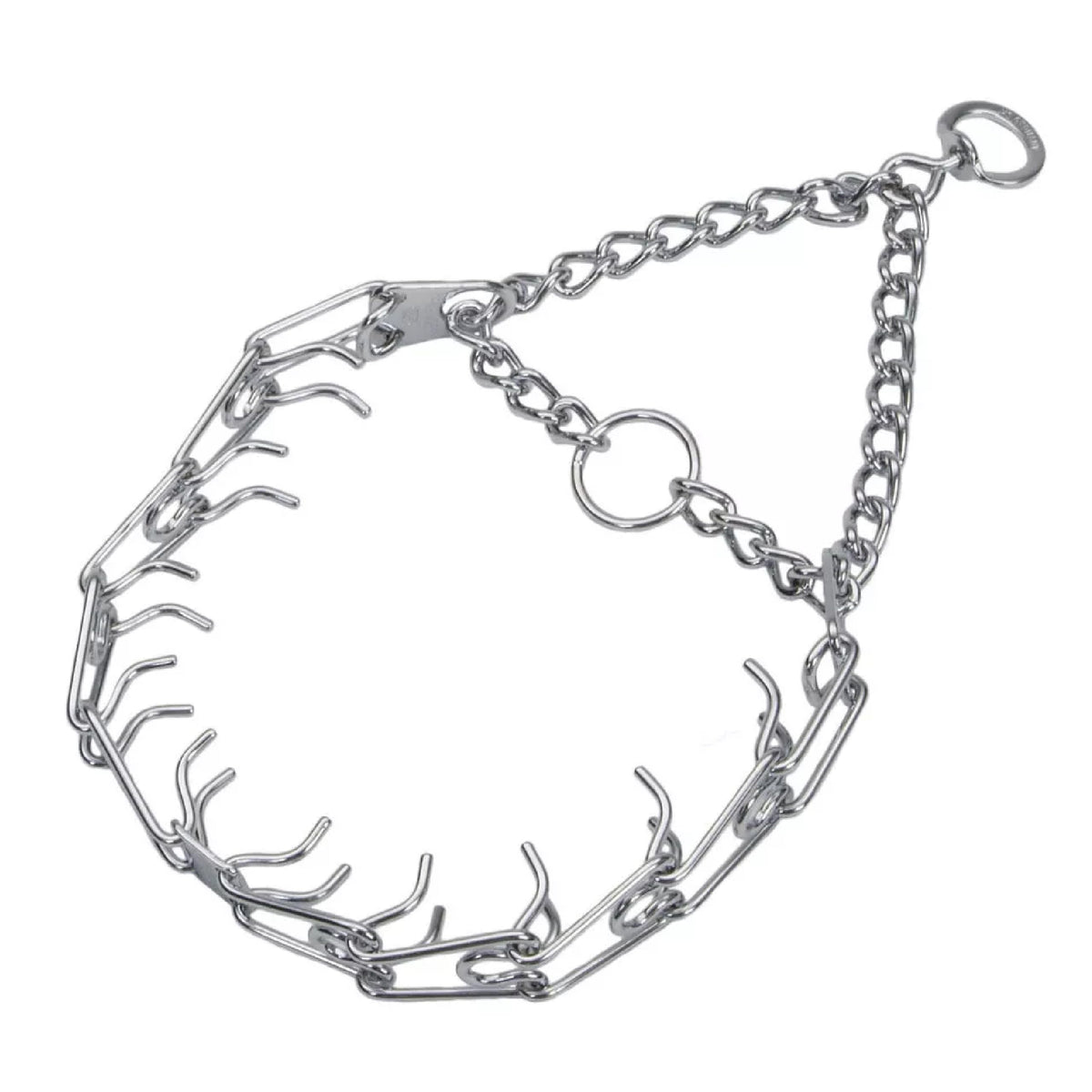3.0mm Stainless Steel Prong Training Collar for Dogs – Adjustable 22" Anti-Pull Collar
