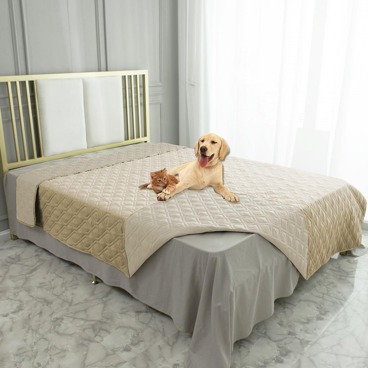 Reversible Pet Blanket for Furniture & Beds