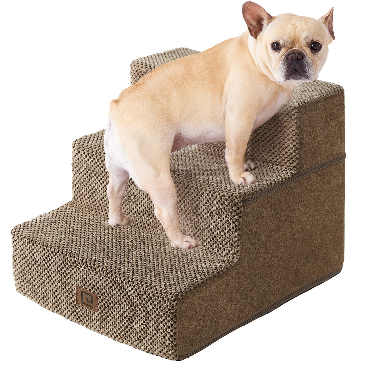 4-Step Dog Stairs for Bed – 18" Pet Steps for Small Dogs & Cats