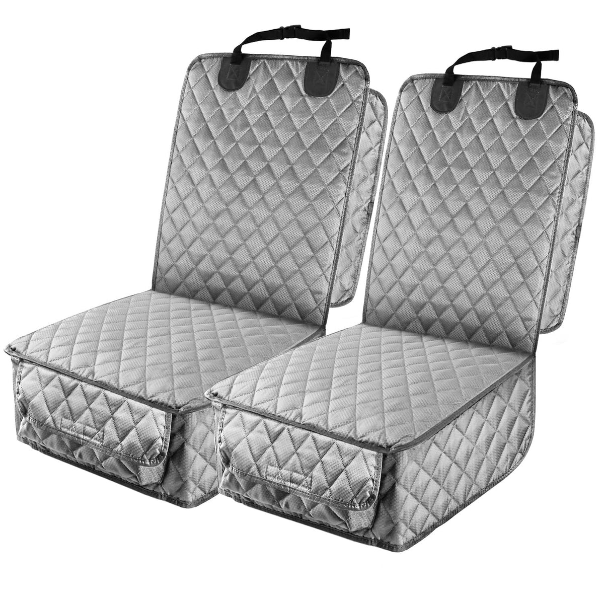 Waterproof Front Seat Pet Car Cover, 2 Pack, Dog Seat Protector for Hair, Dirt & Spills