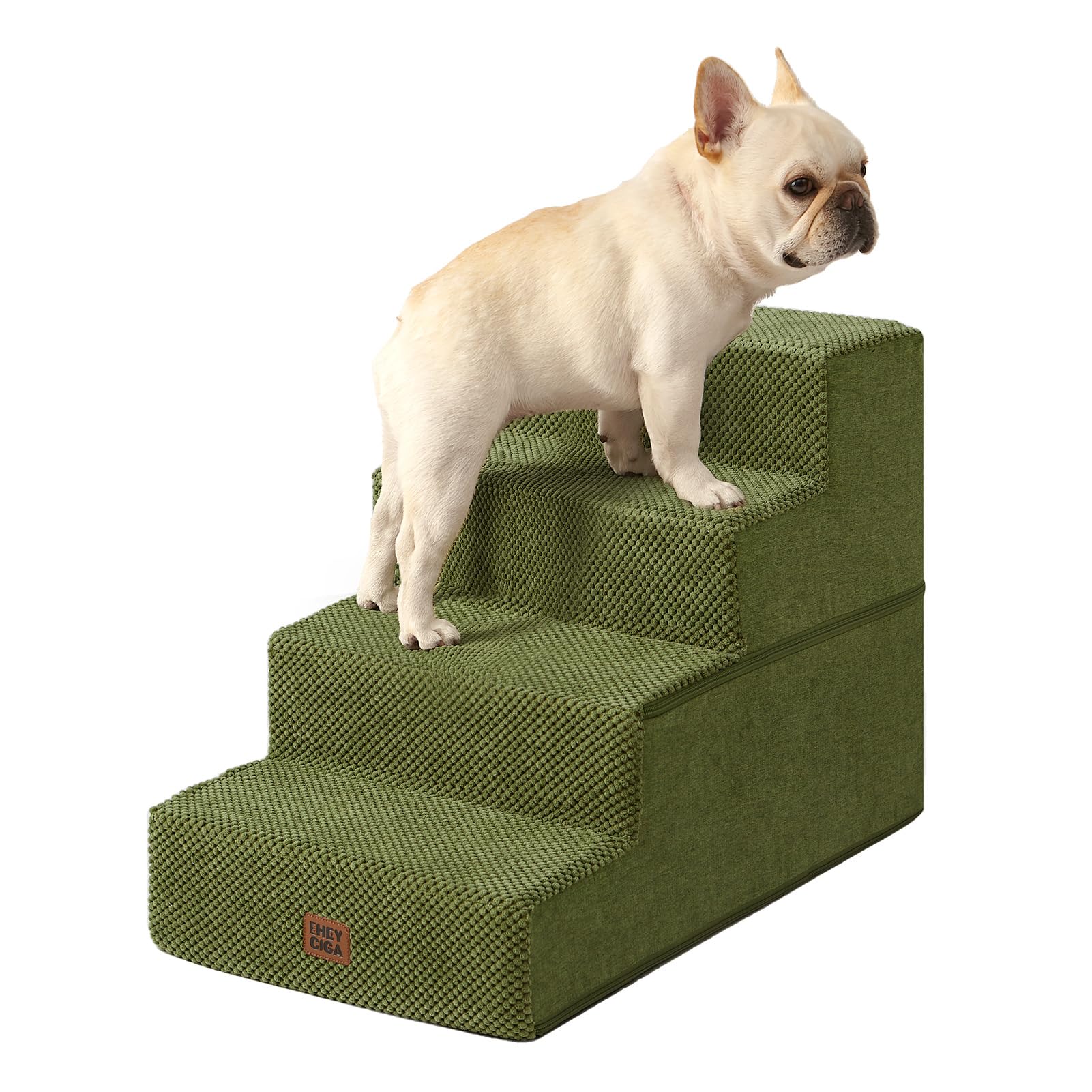 4-Step Dog Stairs for Bed – 18" Pet Steps for Small Dogs & Cats