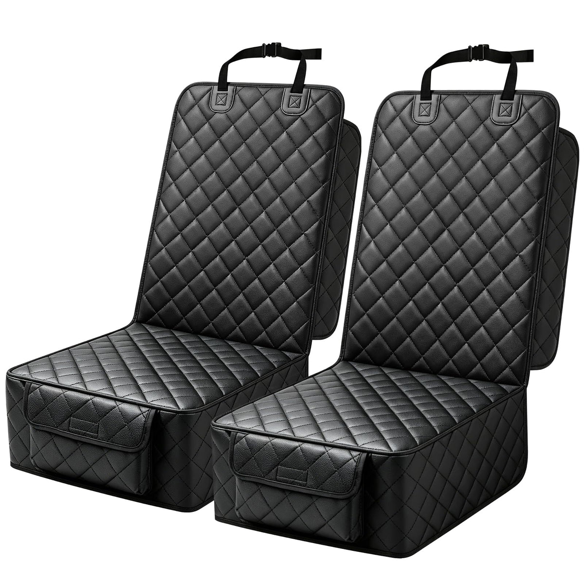 Waterproof Front Seat Pet Car Cover, 2 Pack, Dog Seat Protector for Hair, Dirt & Spills