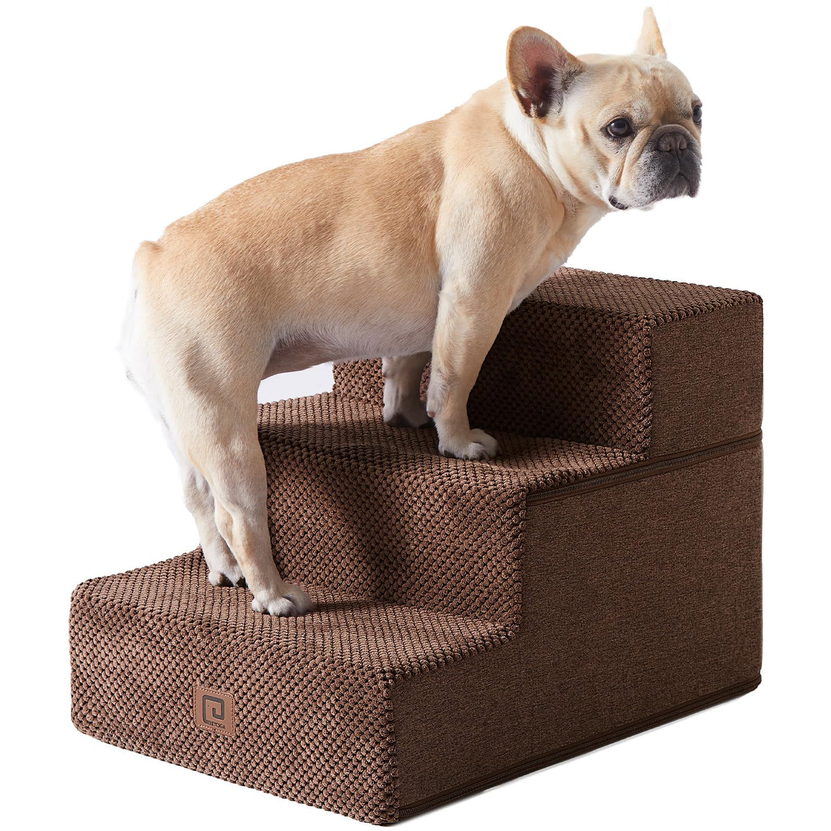 4-Step Dog Stairs for Bed – 18" Pet Steps for Small Dogs & Cats