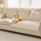Faux Fur Pet Couch Cover with Non-Slip Back