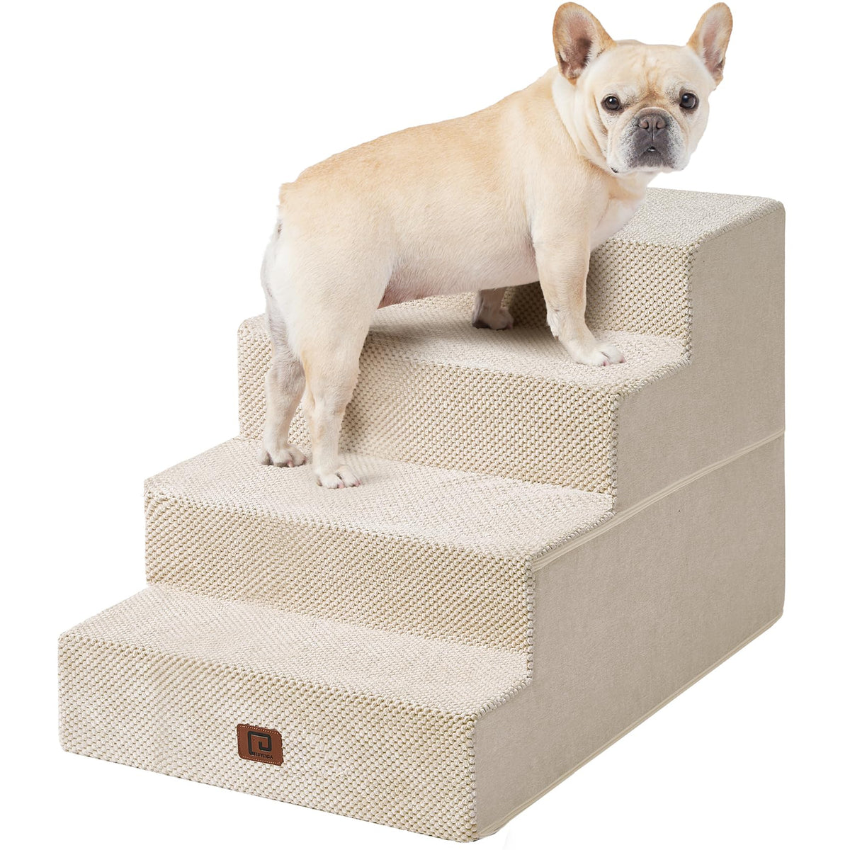 4-Step Dog Stairs for Bed – 18" Pet Steps for Small Dogs & Cats