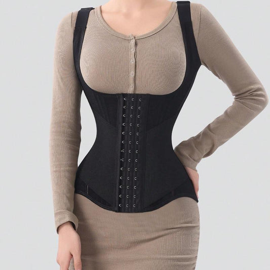 Outdoor Aerobic Waist Belt, Adjustable Hook Buckle, High-Efficiency Abdominal Support, Comfortable Fit.