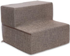 4-Step Dog Stairs for Small Dogs & Cats – 18" Foam Pet Steps for Bed & Couch
