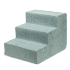 4-Step Dog Stairs for Small Dogs & Cats – 18" Foam Pet Steps for Bed & Couch