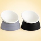 2-Pack Adjustable Tilted Cat Bowls – 17 oz – product view