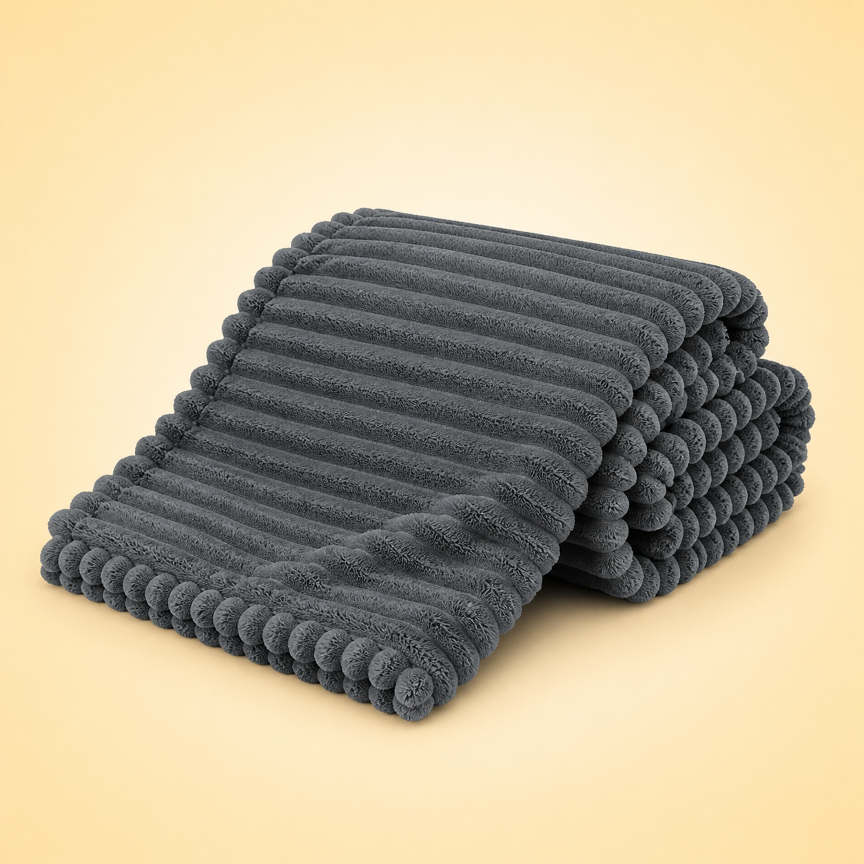 Plush Ribbed Pet Couch Cover – product view