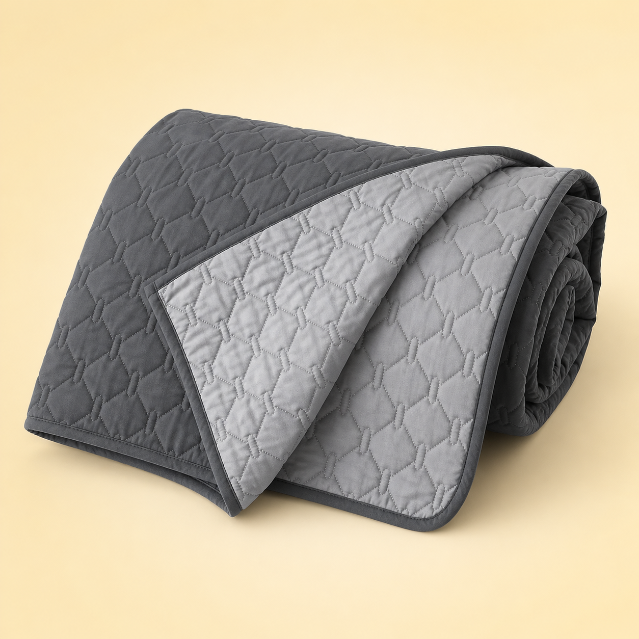 Reversible Quilted Pet Blanket for Beds & Sofas – product view