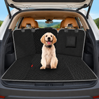 Dog Car Seat Cover for Back Seat, Waterproof Dog Hammock for Car