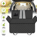 600D Dog Car Seat Cover with Non-Slip Backing and Seat Belt Openings
