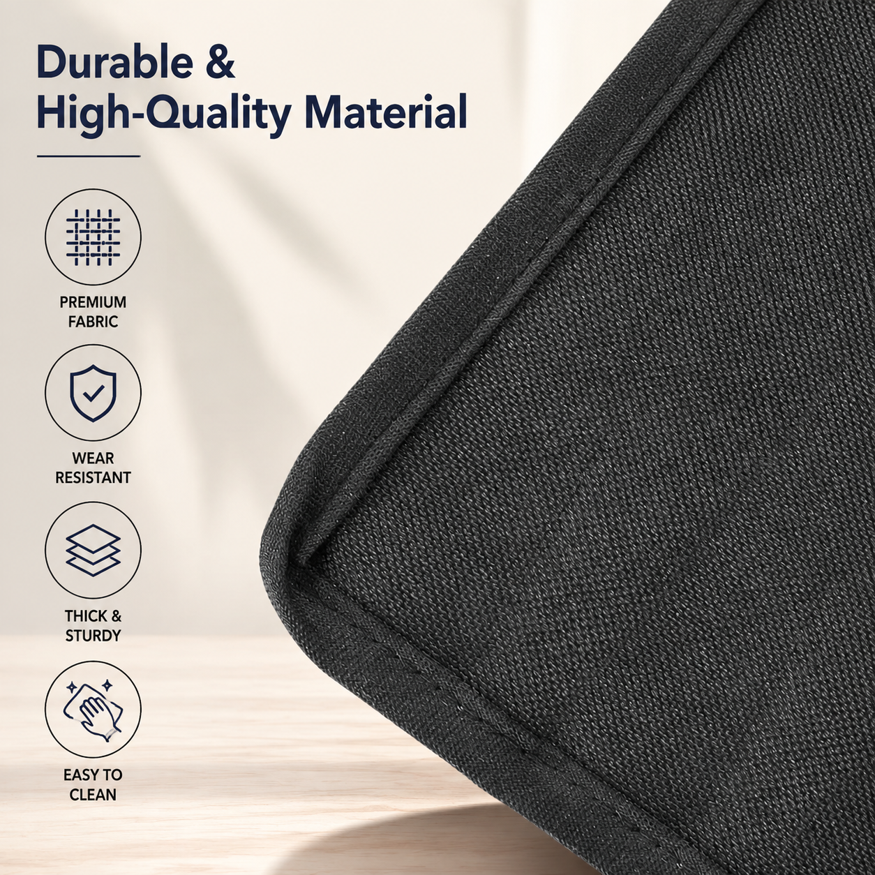 Water-Resistant Dog Car Seat Cover for Back Bench, 56 x 47 Inches