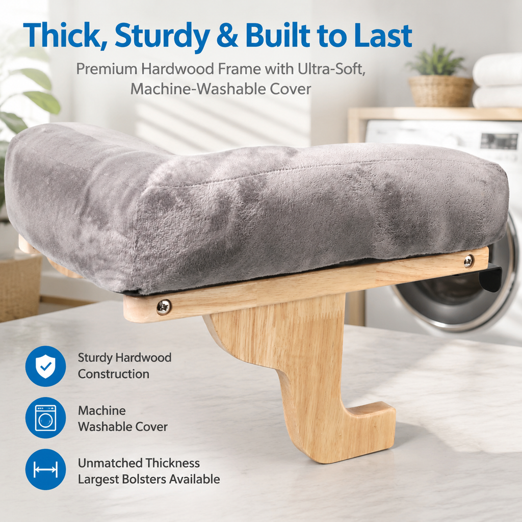 Cat Window Perch with Bolsters – Large 24" Windowsill Cat Bed