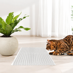 12-Pack Cat Scat Mat – 16" x 13" Pet Deterrent Mat with Blunt Spikes for Indoor & Outdoor Use